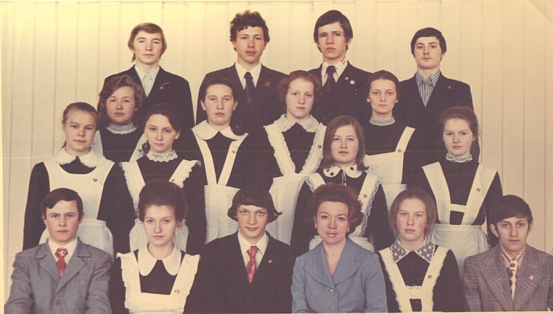 10-б класс 1976 год