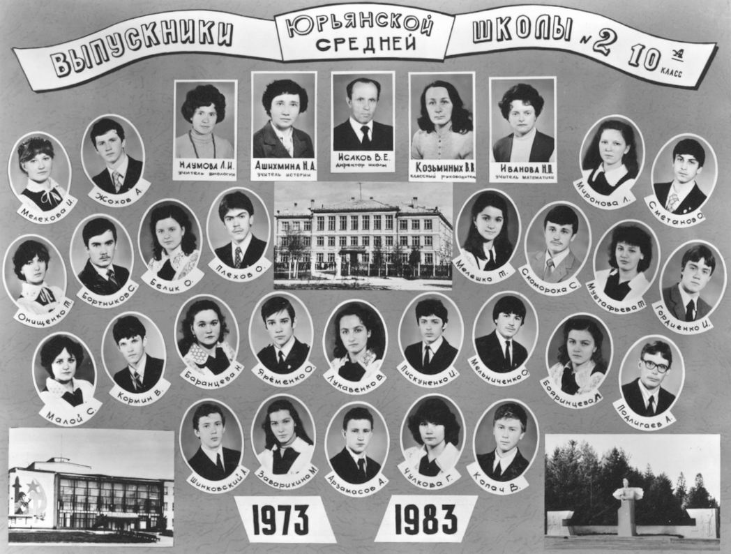 10-а класс 1983 год